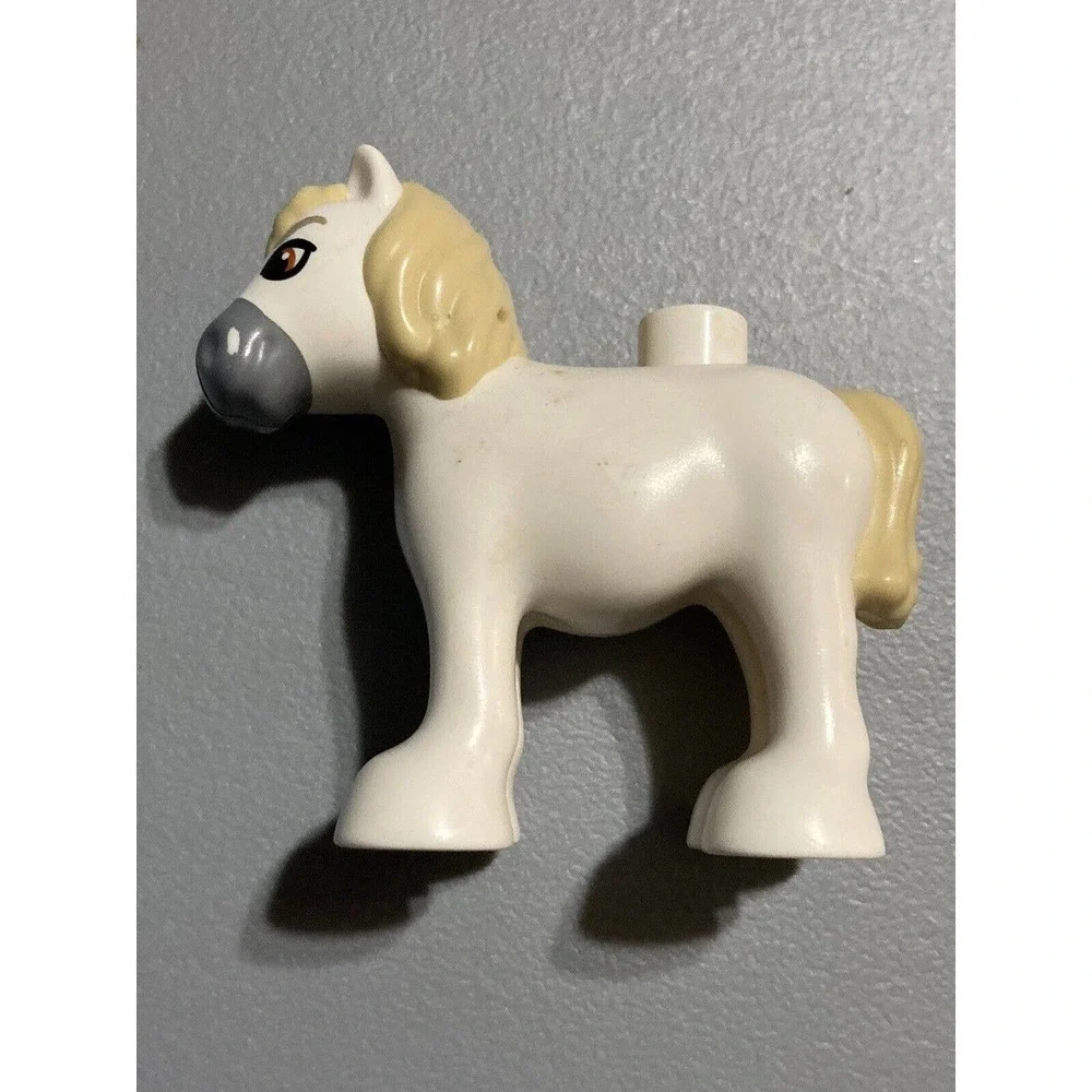 Lego Duplo RAPUNZEL'S WHITE HORSE #10878 Replacement Piece‎ Disney Princess - Picture 2 of 5